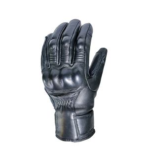 Guantes de Motociclismo de Cuero para Carreras, Protección Completa para las Manos, Guantes de Motociclismo Transpirables - Product Image 1
