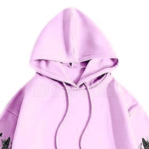 Ropa de calle de manga larga Sudaderas con capucha bordadas de moda para mujer hechas en el mejor material Sudaderas con capucha bordadas - Product Image 3
