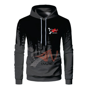Sweat à capuche pour homme personnalisé de qualité supérieure avec logo imprimé, impression numérique, écologique, imperméable, 300g, coupe classique, personnalisable - Product Image 3