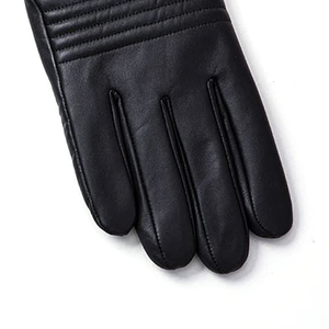 Gants en cuir véritable de haute qualité 100% authentiques pour écran tactile pour hommes et femmes, design personnalisé, accessoire de voyage d'hiver à la mode - Product Image 2