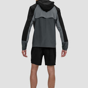 Conjunto de pantalones cortos cortavientos de la mejor calidad, venta al por mayor, chándal cortavientos personalizado para hombre, chaqueta impermeable y pantalones cortos, chándal de dos piezas - Product Image 3