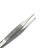 Pinset Bedah Manual Baja Tahan Karat Berkualitas Tinggi Ujung Bergerigi Dapat Digunakan Kembali Garansi 2 Tahun Untuk Penggunaan Bedah SURGICAL