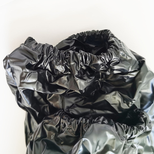 ชุดซาวน่า PU สำหรับผู้ชาย,ชุดซาวน่าสำหรับออกกำลังกายเข้าเซาว์น่าเทรนเนอร์เอวเหงื่อด้านบนของถัง - Product Image 5