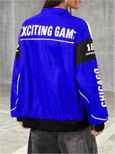 เสื้อแจ็คเก็ตวาร์ซิตี้ผู้ชายแบบลำลองสั่งทำพิเศษ คอตั้ง คุณภาพพรีเมียม  มีจำหน่ายหลายสี - Product Image 5