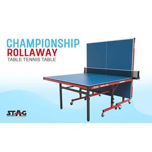 Stag Iconic Championship Full-Size Professional <b>Table</b> <b>Tennis</b> <b>Table</b> Modern Moveable <b>Foldable</b> Design ITTF Certified for Outdoor - Product Image 3