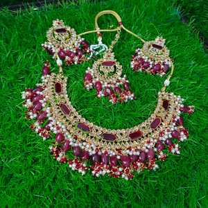 Conjunto de Joyería Afgana Ligera Hecha en Fábrica Profesional, el Mejor Fabricante de Joyería Multicolor para Bodas, Estilo Clásico para Novias - Product Image 6