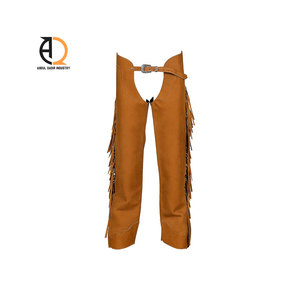 Chaps d'équitation en cuir occidental de haute qualité - Product Image 5