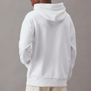 Sweats à capuche à épaules tombantes pour hommes avec logo personnalisé Sweatshirts surdimensionnés Pull confortable conçu pour la mode Streetwear - Product Image 4