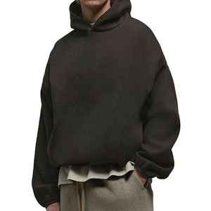 New Design Men <b>Hoodies</b> Cotton Heavy Weight French Terry <b>Oversized</b> Streetwear Fit Drop Shoulder Blank - Product Image 2