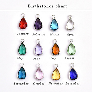 Colgantes <span class=keywords><strong>de</strong></span> Piedras <span class=keywords><strong>de</strong></span> Nacimiento <span class=keywords><strong>de</strong></span> Cristal en Forma <span class=keywords><strong>de</strong></span> Gota <span class=keywords><strong>de</strong></span> 12 Meses, Piedra <span class=keywords><strong>de</strong></span> Nacimiento <span class=keywords><strong>de</strong></span> Cristal, Paquete <span class=keywords><strong>de</strong></span> Colgantes <span class=keywords><strong>de</strong></span> Gemas en Forma <span class=keywords><strong>de</strong></span> Gota Dorada para Fabricación <span class=keywords><strong>de</strong></span> Joyas - Product Image 2