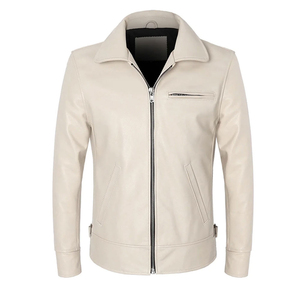 Personalizado de alta calidad de moda bordado de cuero genuino Universidad Varsity chaqueta de los hombres más tamaño - Product Image 1