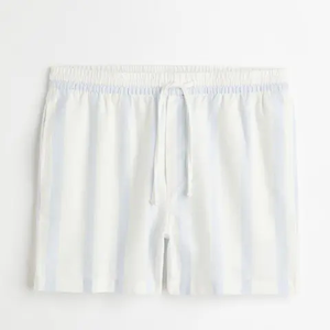 กางเกงขาสั้นชายหาดของผู้ชายกางเกงขาสั้นผ้าโพลีเอสเตอร์กันยับสำหรับฤดูร้อนมีกระเป๋าพิมพ์ลายสไตล์ลำลอง - Product Image 3