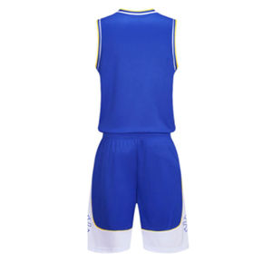 Uniforme de basket-ball sur mesure nouveauté 100% polyester uniforme de basket-ball de conception unique uniforme de basket-ball à séchage rapide - Product Image 3