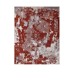 Tapis d'intérieur luxueux et moderne en laine, fait main, à poils moyens, antidérapant, motif floral, léger, en coton, pour salon, vente en gros - Product Image 1