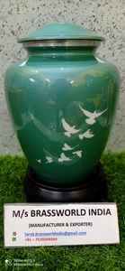 Large Size Cremation Memorial Metal <b>Urns</b> Burial Container Funeral Supplies-Quality Metal <b>Urns</b> Burial <b>Urns</b> Pot <b>Jar</b> - Product Image 5