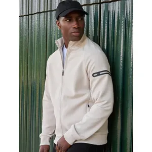 Sudadera con capucha y cremallera para hombre, de tejido interlock, sostenible, promocional - Product Image 6