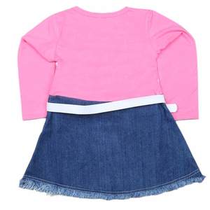 Robe à manches longues pour filles - Rose - Product Image 4