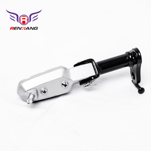 Renhang Motorrad-Vorderfußraste für Vento <span class=keywords><strong>Nitrox</strong></span> 250/300 Langlebiger Stahl Glänzend Schwarz & Silber Spritzlackiert - Product Image 4