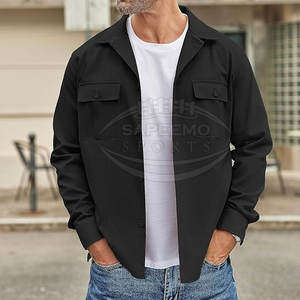 Chemises décontractées pour hommes, 100% coton, style urbain, coupe ample, écologiques, respirantes, séchage rapide, mode quotidienne - Product Image 2