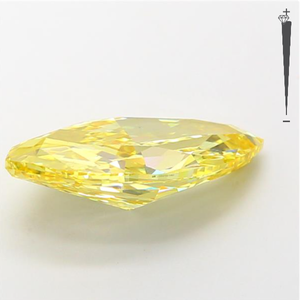 Aniva เพชรพลอย IGI ได้รับการรับรอง3.21CT เพชรที่ปลูกในห้องปฏิบัติการที่มีสีเหลืองสดใสสวยงาม VS2เพชรหลวม CVD - Product Image 3