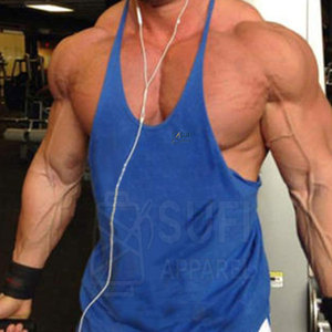 เสื้อกล้ามถักแบบสั่งทำพิเศษสำหรับผู้ชาย คอกลม ทรงสปอร์ต ระบายอากาศ แห้งเร็ว ผ้าฝ้าย 100% สีและโลโก้ปรับแต่งได้ - Product Image 6