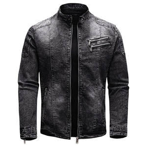 Vente chaude Hommes Veste en jean moderne Respirant Veste en jean de qualité supérieure pour hommes Tissu doux et confortable - Product Image 1