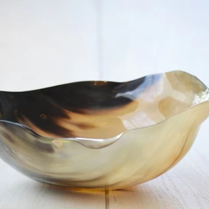 Artesanía varios cuenco de cuerno hecho a mano para utensilios de cocina cuenco de cuerno profundo hecho a mano con Color Natural a la venta genuino único y - Product Image 6