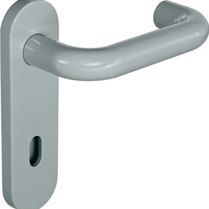 Ensemble de poignées à levier gris clair pour escutcheon court 111R/230.20RNR E78 FBM Bolt-VK8mm TS38.1-43mm pour porte et fenêtre - Product Image 2