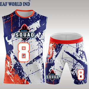 Custom Designed 7v7 Compression Flag <b>Football</b> Uniforms XL Jersey Hoodies OEM Sublimation American <b>Football</b> Custom Design 7 7 - Product Image 3