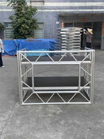 Table de DJ portable Young Stage, en aluminium, légère, modulaire, capacité de charge de 300 kg, pour les spectacles sur scène en plein air, la musique