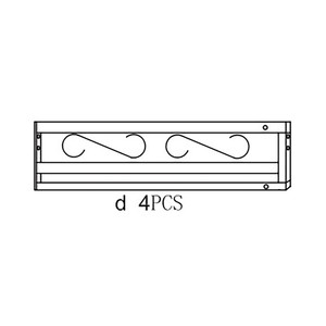 Viga de Acero para Patio Mt.3x4 Armonia Yf-3246 Nx1 - Product Image 1