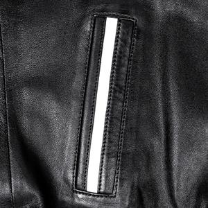 Fabricant OEM, veste bomber de haute qualité pour femmes, 100% coton, noir et blanc, style streetwear, respirante, écologique - Product Image 4