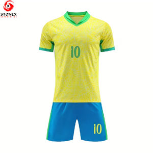 Uniformes de Fútbol Personalizados para Equipos, Logotipo Personalizado, Alta Calidad, 100% Poliéster, Antibacteriano, Mejor Precio de Venta, Proveedor de Pakistán - Product Image 1