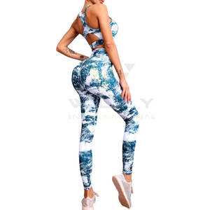 Conjunto de Yoga para mujer, ropa de gimnasio, Tie Dye, a la moda, el mejor precio al por mayor - Product Image 4