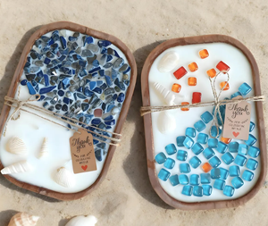 Vela Aromática de Cera de Soja en Recipiente de Madera Marrón con Diseño de Calabaza para Otoño - Product Image 5