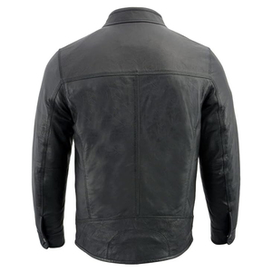 Best Sale Waterproof Leather <b>Jacket</b> For Men | Men's Fashion <b>Slim</b> <b>Fit</b> Leather <b>Jacket</b> for Men's With OEM ODM Service - Product Image 2