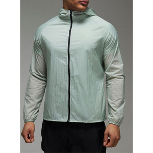 Veste coupe-vent réfléchissante en polyester sur mesure pour hommes Veste vintage imperméable et respirante - Product Image 4