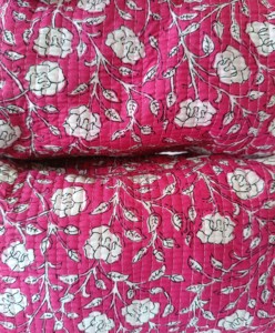 Pochette en coton réutilisable écologique à motifs imprimés, motif rayé pour femmes, 3 pièces, taille moyenne, fermeture éclair imperméable, rangement pour cosmétiques et maquillage - Product Image 5