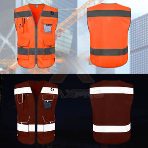 Gilet de sécurité réfléchissant respirant robuste de qualité supérieure, personnalisable - Product Image 3