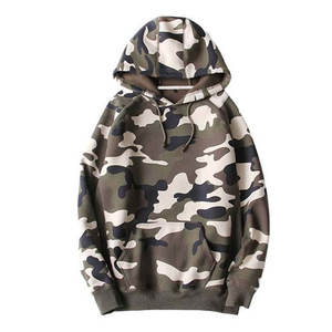 Sweats à capuche camouflage pour hommes, style pull, coupe confortable pour la mode de rue, les activités de plein air et le port quotidien - Product Image 1