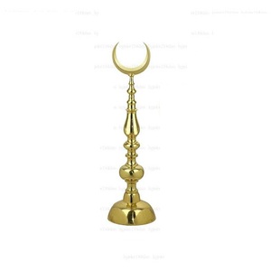 Minaretes de latón hechos a mano de alta calidad, artesanías árabes de estilo religioso con decoración hermosa de Metal con acabado pulido - Product Image 2