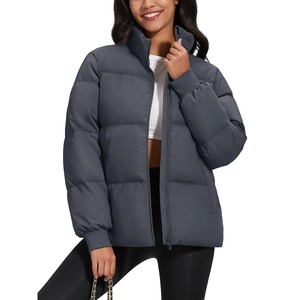 Women's <b>Light</b> White <b>Duck</b> Down Jacket New Fashion Slim Puffer Winter Coat Top Portable Windproof for Outdoor Use - Product Image 3