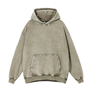 2025 última Sudadera con capucha personalizada 100% Material de algodón transpirable lavado ácido angustia peso pesado francés Terry Sun Fade Sudadera con capucha para Unisex - Product Image 1