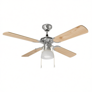 Ventilador de Techo Bicolor Cromado 7064 CR con Luz 105x42cm Acabado Cromado Bicolor Bipolar - Product Image 2