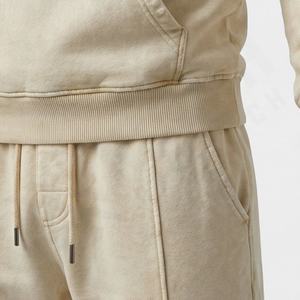 Conjunto Deportivo Informal de Dos Piezas para Hombre, Estilo Invernal, Transpirable, Color Personalizado de Alta Calidad, Lavado Ácido - Product Image 5