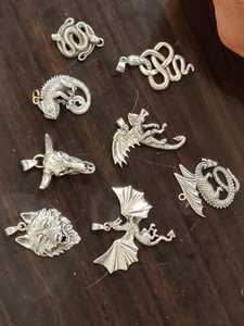 สร้อยคอรูปดาว925ชุบทองคำขาวแบบคลาสสิกสร้อยคอรูปดาวทำจากทองเหลืองวัสดุหลักสไตล์วินเทจทำจากทองเหลืองแบบประหยัด - Product Image 5