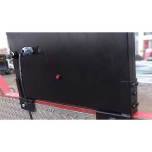 Panneau de signalisation directionnel obligatoire pour l'arrière des camions, 50 x 50 cm, en acier, réfléchissant, signalisation routière, panneau LED « Sol mouillé », panneau de précaution - Product Image 4