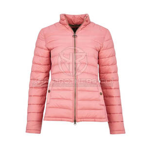 Chaqueta acolchada ligera para mujer, elegante chaqueta acolchada cálida de invierno con cremallera, chaqueta acolchada elegante para mujer - Product Image 1