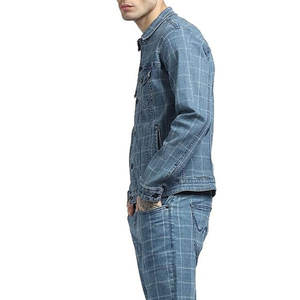 Veste en jean élégante pour hommes, tenue décontractée, vente en gros de veste en jean en coton de haute qualité, veste en jean personnalisée pour hommes - Product Image 6