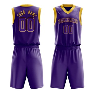 Tenue de sport personnalisée pour équipe de basketball, nouveau design, uniforme de basketball respirant avec faible MOQ - Product Image 5